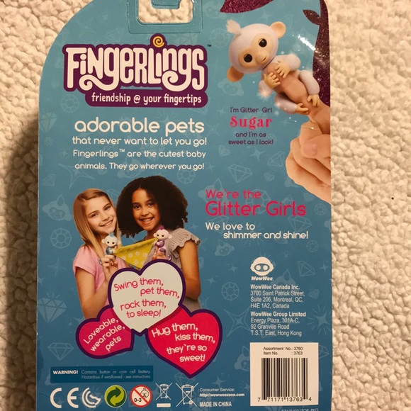 Fingerlings Glitter Monkey Sugar - Picture 2 of 2